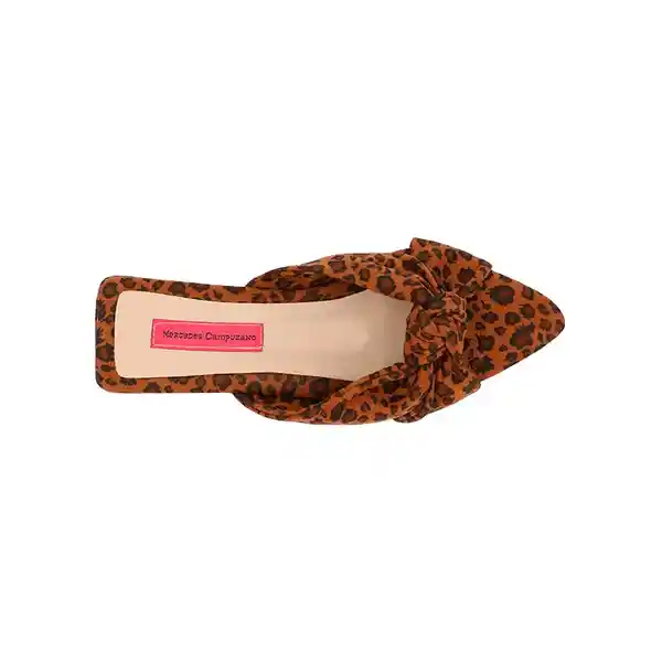 Sandalias Plana London Estampado Tigre 37