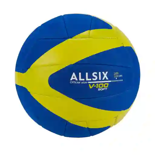Allsix Balón de Niños para Voleibol Azul