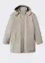 Chaqueta Parka Street Camel Talla XXL Hombre Mango