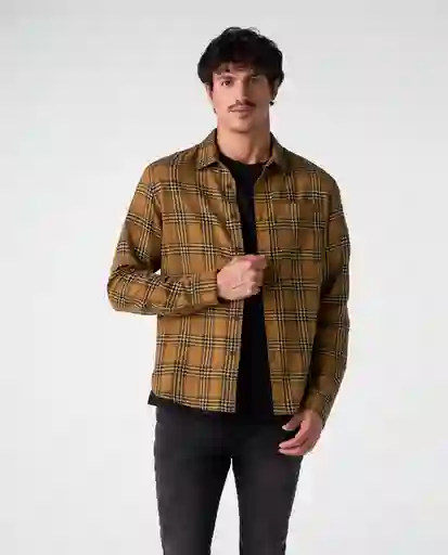 Camisa Hombre Café Talla S 812G505_CAF180830 Americanino