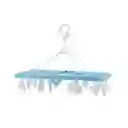 Rejilla de Secado Para Ropa Plegable a Prueba Viento Azul Miniso