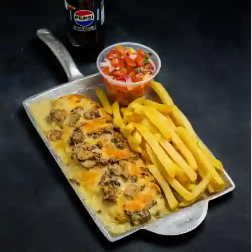 Filete de Pescado con Champiñones