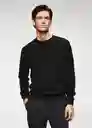 Saco Jersey Cash Antracita Talla L Hombre Mango