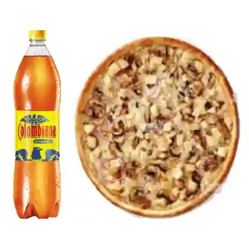 Combo Pizza Pollo Champiñón Xl