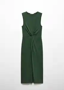 Vestido Fertina Verde Talla L Mujer Mango