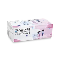 Tapabocas Pediátrico Niña