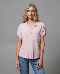 Camisa Mujer Rosa Talla S 210G050_ROS141313 Rifle