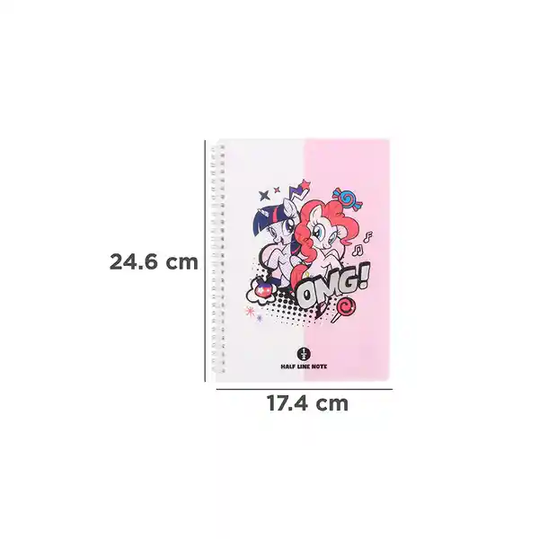 Cuaderno Argollado Pinky Pie y Twilight Sparkl Miniso