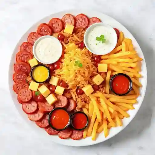 Salchipapa Para 4 Personas