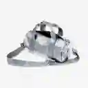 Loqi Bolsa Duffel Pequeño Ligero Gris Metalizado