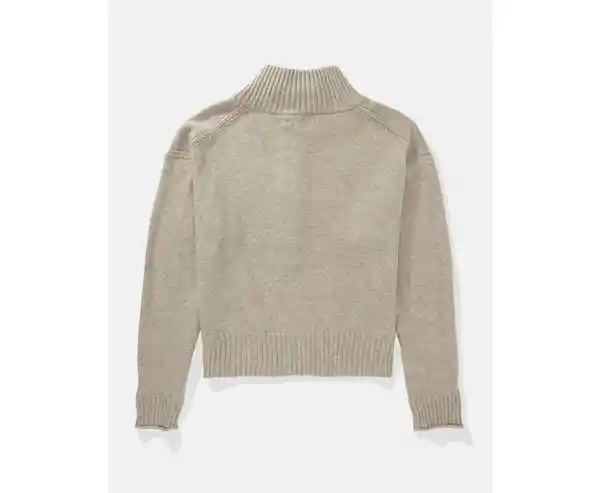 Suéter Tejido Para Mujer Beige Talla Medium American Eagle