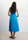 Vestido Ballet-H Azul Talla M Mujer Mango