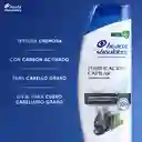 Shampoo Head Shoulders Purificacion Capilar Carbon Activado Control Caspa Champu Head and Shoulders 180 ml