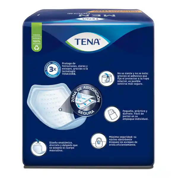 Tena Men Protectores Masculinos de Noche 