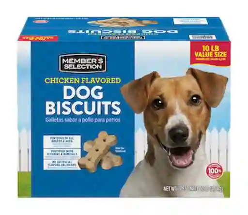 Member´s Selection Galleta Para Perro Sabor Pollo 10 Lb