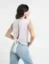  Camisa Crudo Puro Claro Mujer Talla L Naf-Naf 