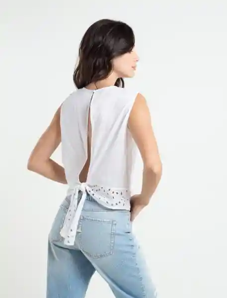  Camisa Crudo Puro Claro Mujer Talla L Naf-Naf 