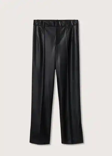 Pantalón Maki Negro Talla 42 Mujer Mango