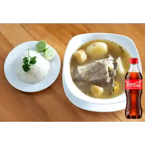 Combo Sancocho de Costilla + Coca Cola Original 400 ml