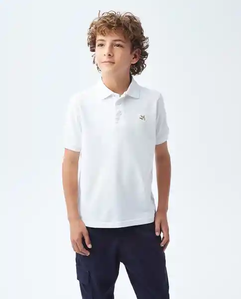 Polo M/c Duck Colors Blanco 0 Claro Talla 12 Niño Chevignon