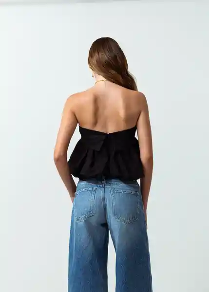 Camisa Agustina Mujer Negro Puro Ultra Oscuro T S 412G311 Naf Naf
