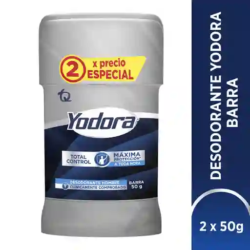 Yodora Desodorante Barra Total Control