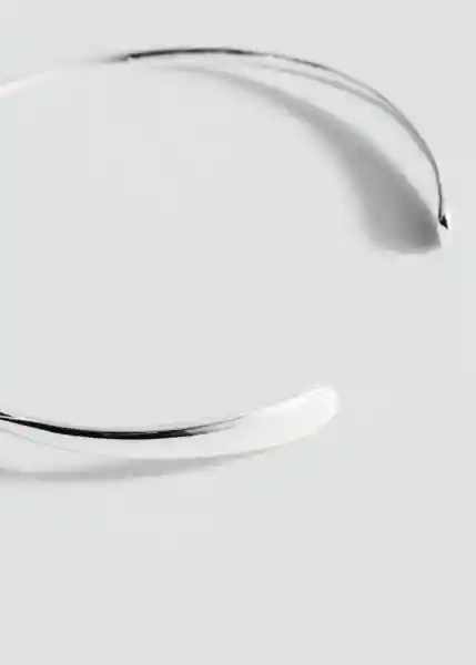 Collar Tamara Plata Talla 99 Mujer Mango