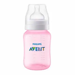 Set Biberón Anticólico Rosa 9Oz Avent Scd809/27