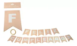 El Tío Guirnalda Feliz Cumpleaños Oro Rosa