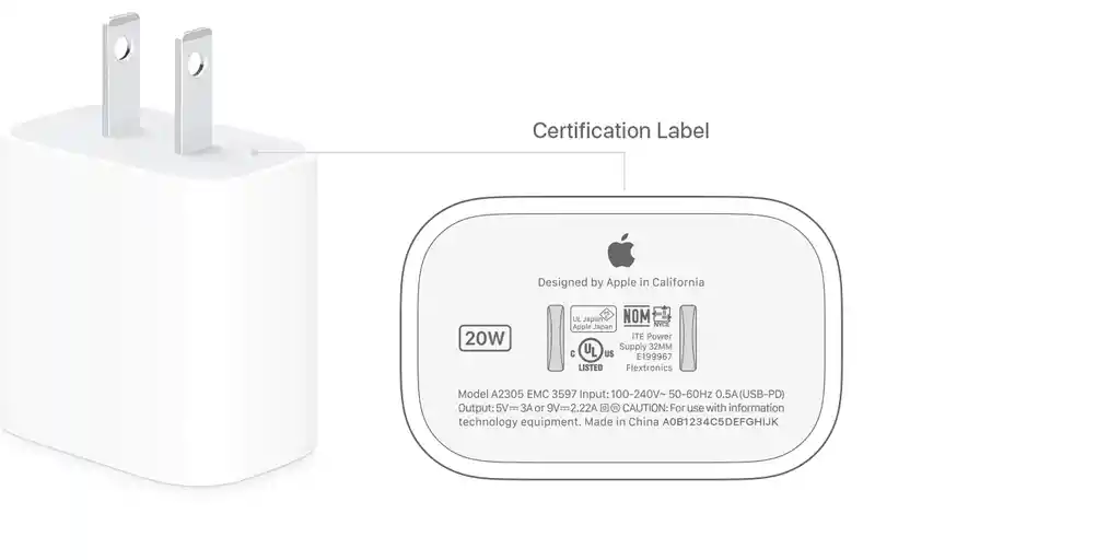 Cargador Para Iphone De 25w