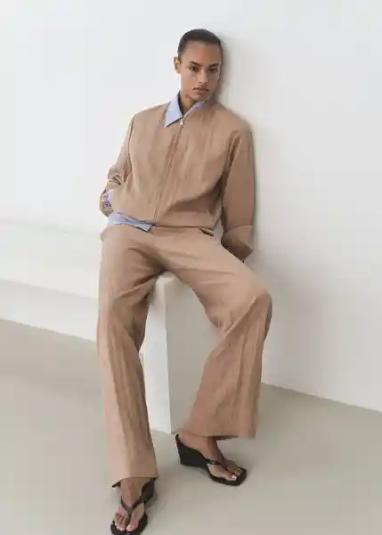 Pantalón Tuesday Misterio Talla XS Mujer Mango