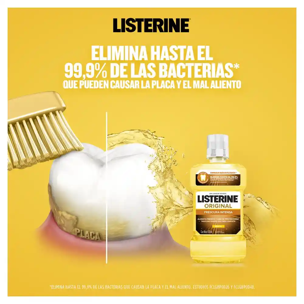 Enjuague Bucal LISTERINE Original 500 ML