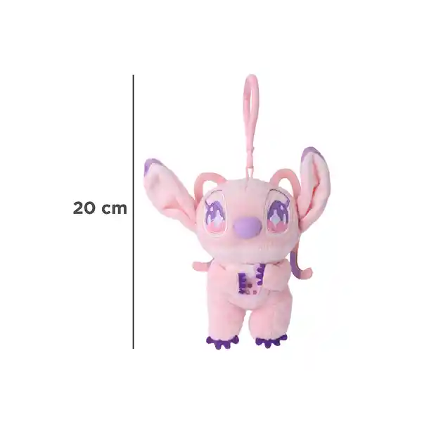 Llavero de Peluche Ángel Serie Stitch Dinner Party Miniso