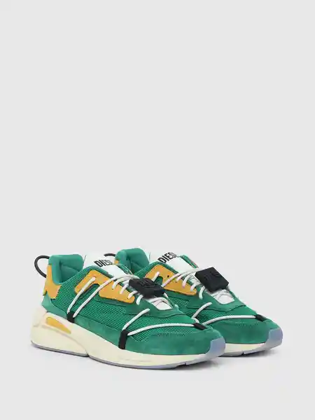 Diesel Tenis S-Serendipity Lace Verde/Amarillo Talla 8