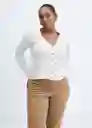 Jean Siennap Camel Talla 40 Mujer Mango