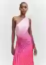 Vestido Claudi Fucsia Talla 25 Mujer Mango