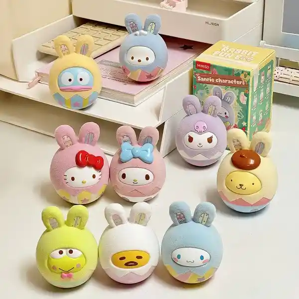 Caja Sorpresa Con Figura Serie Sanrio Conejito de Pascua Miniso