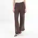 Pantalón Tiro Alto Bota Flare Negro Talla 10 - 587297