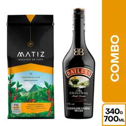 Combo Matiz Café 05 Balanceado Ámbar + Baileys Crema de Whisky