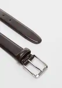 Cinturón Básico Marrón Talla 90 Hombre Mango