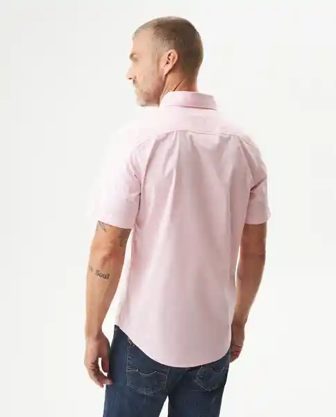 Camisa Carbón Pocket Rosa Manto Claro Talla M Chevignon