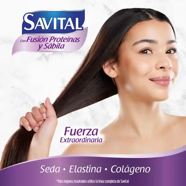 Savital Shampoo Acondicionador Fusión Proteínas y Sábila