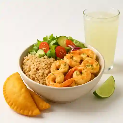 Combo Bowl Camarones al Ajillo