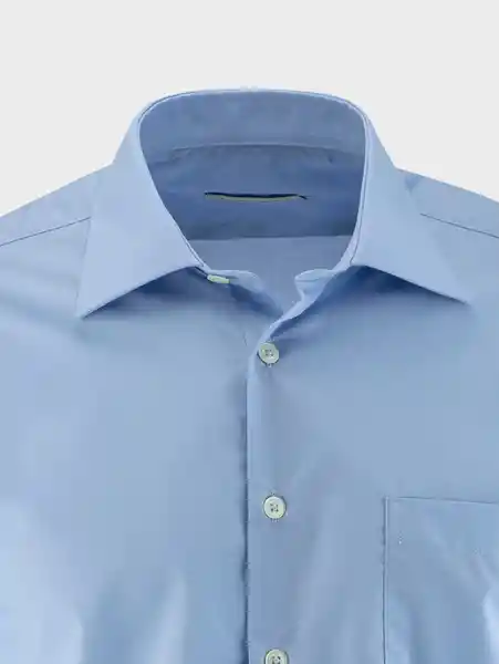 Camisa Formal Unicolor Hombre Turquesa 39 94786 Arturo Calle