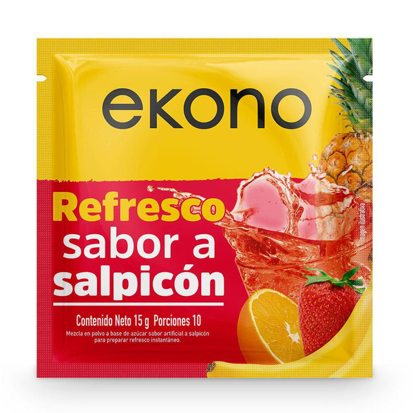 Refresco Instantáneo Salpicón Ekono 15 g