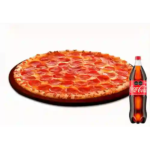 Combo Pizza de Peperroni + Coca Cola Original 1.5 L