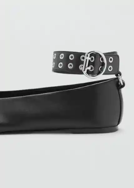 Zapatos Dade Negro Talla 38 Mujer Mango
