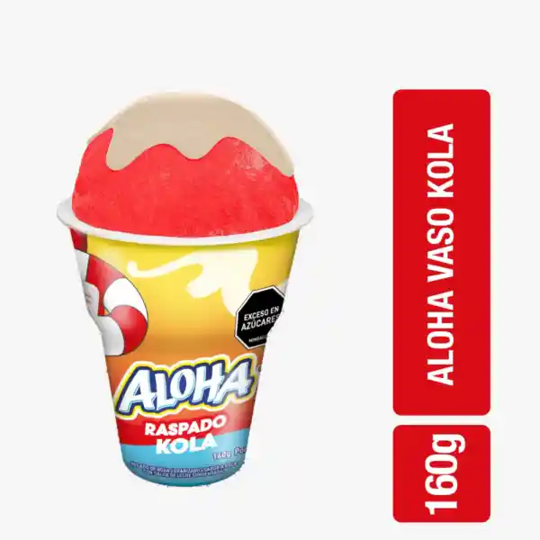 Aloha Helado Raspado Sabor a Kola