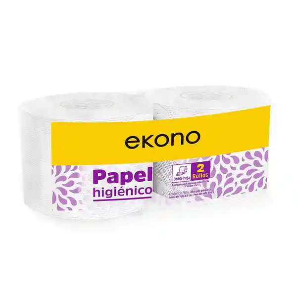 Papel Higiénico 34 m Ekono