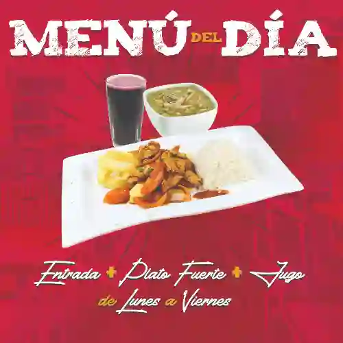 Menú ejecutivo peruano